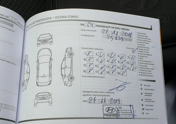 Hyundai I30 cena 38800 przebieg: 169980, rok produkcji 2017 z Swarzędz małe 326